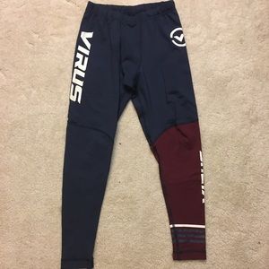 Virus Navy/Maroon Full Split Compression